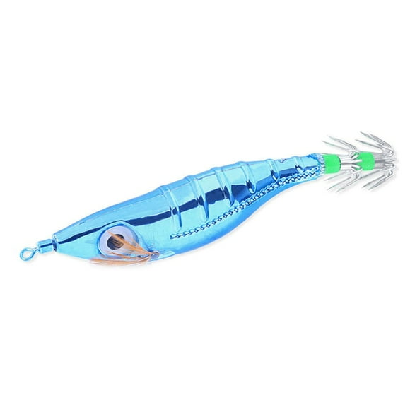 10cm/8.6g Fishing Bait Luminous Shrimp Lure Octopus Squid Jig Fish Hook