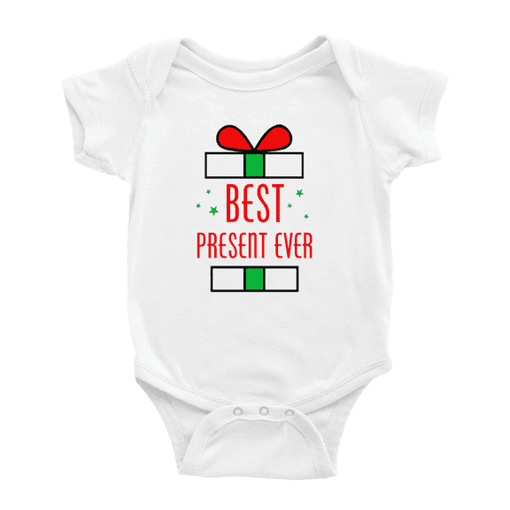 Best Present Ever Funny Infant Short Sleeve Bodysuit Newborn-24 Months