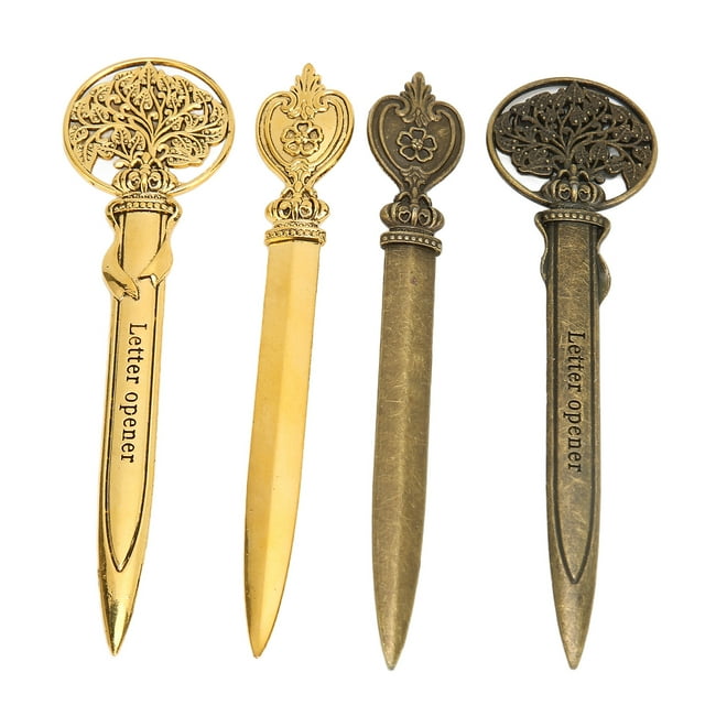 Oubit Envelope Opener,4 Pcs Letter Openers Letter Opener Knife Mail Opener Finely Tuned Performance