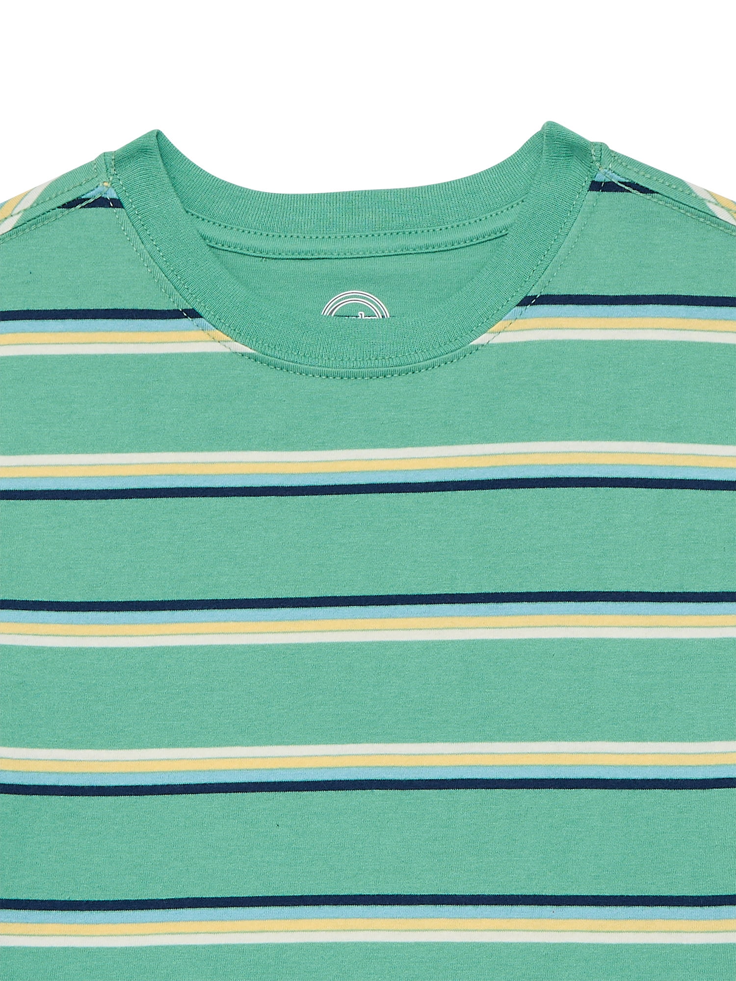 Wonder Nation Boys Short Sleeve Stripe T-Shirt, Sizes 4-18 & Husky
