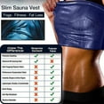 thumbnail image 3 of Shapewear Women Men Sauna Sweat Vest Polymer Waist Trainer Weight Loss Tummy Slimming Workout Body Shaper Corset Fitness, 3 of 6