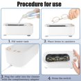 thumbnail image 3 of Ultrasonic Jewelry Cleaner Professional Ultrasonic Cleaner Machine 2500mAh Rechargeable Jewelry Cleaner Machine 3 Modes 701ml-900ml, 3 of 9