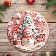 thumbnail image 2 of WEGFTDUOP Christmas Snowman Acrylic Disc Pendants Christmas Tree Pendants Wall Decorations Pendants, 2 of 5