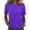 38# Purple, variant on T Shirts for Women Short Sleeve Crewneck Cotton Tops Summer Casual Breathable Basic Tee Tshirt Blue XL