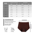 thumbnail image 3 of WULMLEO Women's High Waisted Breathable Underwear Comfortable Menstrual Panties Black XL, 3 of 9