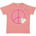 thumbnail image 3 of Inktastic Peace Sign Cute Daisy Flowers Girls Toddler T-Shirt, 3 of 5