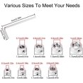 thumbnail image 2 of Drill Bit Depth Stop 3-10mm Stainless Steel Positioner Ring with Hex Wrench Depth Stop Collars 8 Pieces, 2 of 5