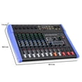 thumbnail image 2 of Mezcladora Profesional 8 Canales Bluetooth Eqz Steelpro, 2 of 5