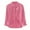 Pink, variant on Mens Shirts Long Sleeve Men's Baggy Solid Cotton Linen Long Sleeve Button Pocket Plus Size T Shirts