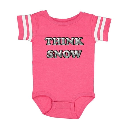 

Inktastic Gray Think Snow Gift Baby Boy or Baby Girl Bodysuit