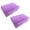 Purple, variant on SPRING PARK 2Pcs Yoga Block EVA Foam Brick Stretching Aid Gym Pilates For Exercise Fitness