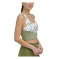 thumbnail image 3 of DKNY SPORT Womens Green Stretch Racerback Fitted Pull Over Style Tie Dye Sleeveless Scoop Neck Active Wear Tank Top XS, 3 of 4