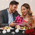 thumbnail image 4 of EGNMCR Valentine Day Decorations, Valentine Day Ornaments Simulation Rose Soap Flower Gift Box Practical Event Gifts Christmas Gift Wedding Accompaniment Gift Valentines Day Giftbox, 4 of 6