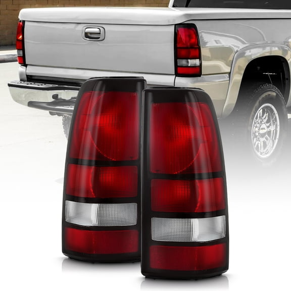 1999-2002 Chevy Silverado 1500 99-06 GMC Sierra Red Tail Lights Lamps Left Right