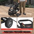 thumbnail image 7 of Towallmark Pressure Washer – 3600 PSI Electric & 210CC Gas High-Pressure Washer with 2.6 GPM Flow, 26ft Hose, and 5 Nozzle Attachments for Patio and Car Cleaning, 7 of 7