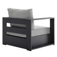 thumbnail image 5 of Modway Tahoe Outdoor Patio Powder-Coated Aluminum 2-Piece Armchair Set in Gray Gray, 5 of 7