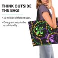 thumbnail image 2 of Disketp Mardi Gras6 Bolsa Tote Estampada para Mujer, Bolso de Hombro y de Mano para Compras y Viajes, 2 of 8