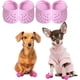 thumbnail image 1 of Croc para Perros,Zapatos De Verano para Cachorros para Perros Pequeños,Sandalias De Colores Caramelo,Zapatos para Perros Cómodos Y Transpirables, Regalo para Festival De Mascotas,Rosado,2 Pares brillar Electrónica, 1 of 5
