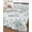MediumAquaMarine, variant on Twin XL Quilt Bedding Set, Green Snowflake Christmas Reversible Summer Quilt 3 Pieces, Xmas Snowflake Lightweight Bedspreads Coverlets with 2 Pillow Shams for All Seasons