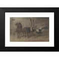 thumbnail image 2 of Constantin Guys 24x16 Black Modern Framed Museum Art Print Titled - Women in a Carriage (19th Century), 2 of 5