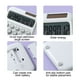 thumbnail image 5 of Calculadora Solar con Batería de 7 Celdas, Ideal para Oficina y Estudiantes | Material: Plástico | Color: E | Dimensiones: 16 X 11 X 2,5 Cm | 1 Unidad | Peso: 130 G | Teclado Mecánico Simulado | Calc, 5 of 6