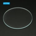 thumbnail image 3 of Unique Bargains 2.01x0.08' Dia Flashlight Glass Lens, 2 Pcs Polished Edge Glass Lens, Transparent, 3 of 5
