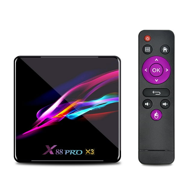 X88 Pro X3 Smart Android 9.0 Caja de TV S905X3 Cortex-A55