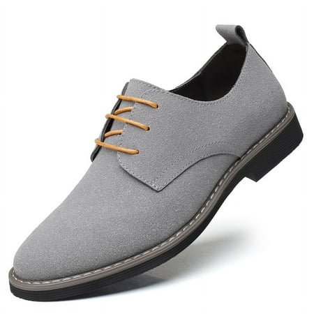 

HOLEX Men s Casual Oxford Shoes Classic Suede Formal Business Lace Up Dress Shoes