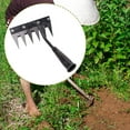 thumbnail image 4 of koolsoo Houe de Jardin Outil de Désherbage Robuste pour Planter Ferme Desserrer Cultiver 6 Dents, 4 of 9