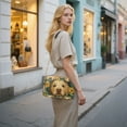 thumbnail image 7 of FORMRS Women Crossbody Purse with Chain Strap Vegan Leather Shoulder Handbag, Flowers and Dog, 7 of 7