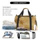 thumbnail image 5 of Fotbe Retro Palm Tree Bolsa de Viaje con Estampado, Bolsa de Fin de Semana para Mujer con Compartimento para Zapatos, Bolsa de Gimnasio con Bolsillo Húmedo, 5 of 7