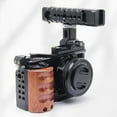 thumbnail image 1 of Camera Cage Top Handle Grip, Detachable Slider Camera Rig Top Grip with for  Positioning Hole for Microphone, 1 of 7
