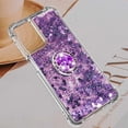 thumbnail image 6 of for Samsung Galaxy A13 4G (Not 5G) Glitter Case with Ring Holder, Bling Sparkle Floating Liquid Soft TPU Cushion Fashion Clear Case Cover for Samsung Galaxy A13/A13 4G Lite  Purple, 6 of 14