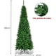 thumbnail image 4 of Costway 2m Árbol de Navidad Nevado con 708 Ramas Base Sólida de Metal y Luces LED para Casa Oficina Hotel, 4 of 7