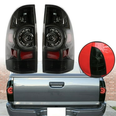 LABLT Black LED Tail Light Lamp for 2005-2015 Toyota Tacoma Replace Passenger   Driver