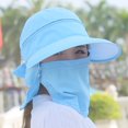 thumbnail image 1 of Chapeau de Soleil Pliable pour Femmes Protection UV Large Bord Chapeau de Soleil Protection Visage Cou Été Double Usage; Chapeau de Soleil Pliable pour Femmes Protection UV Large Bord Chapeau Protection Visage Cou, 1 of 12