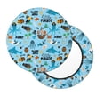 thumbnail image 2 of Disketp Animal Pirate Funda Redonda para Taburete, Funda de Cojín para Silla de Bar Suave y Elástica-12 inch, 2 of 7