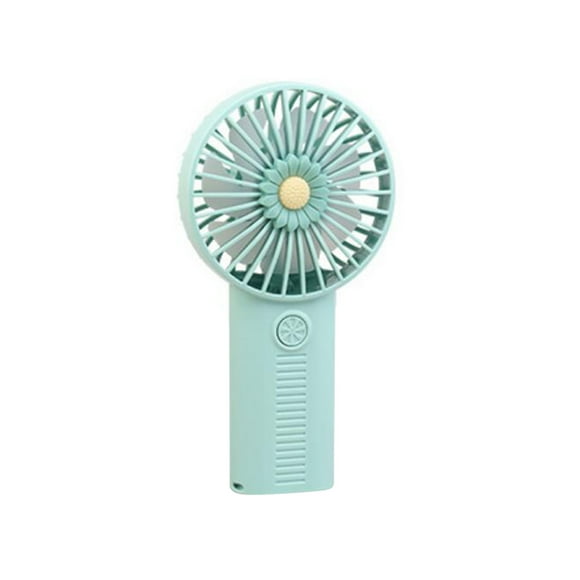Xihbxyly Mini Ventilador Usb, Ventilador Portátil con Luz, Funcionamiento Silencioso, Diseño de Ángulo Ajustable, Compacto y Ligero, Refrigeración para Exteriores En Verano, Regalo para Amigos y Fami