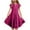 Girls Dresses Wine, variant on Midi Dresses for Girls Summer Size 6M-15Y Teens Toddlers Trendy Ruffle Sleeve Crewneck Solid Layered Vacation Dress