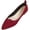 Fashion Shoes - Wine, variant on Flats for Women Closed Toe Pointed Front Slip On Ballet Shoes Vintage Polka Dot Print Casual Dressy Everyday Footwear for Office Work and Weekend Outings