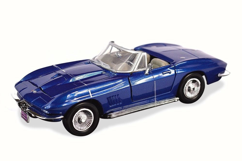 Blue 1967 Chevy Corvette Convertible MOTORMAX SHOWCASTS Die-cast for sale online