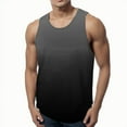thumbnail image 2 of Linfrsh Men's Tank Tops Casual Knit Sleeveless Lightweight Tee Muscle Basic Fashion Grey,XL, 2 of 4