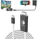 thumbnail image 1 of USB C to HDMI Cable for Nintendo Switch/OLED, 3 in 1 Cable with 100W PD and 4K HDMI, Support TV/Steam Deck/Laptop/PC, 2m Black and White, 1 of 5