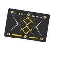 thumbnail image 4 of S SERENABLE Football Footstep Training Mat Ball Control Trainer for Kids Athletes Adults Black Yellow, 4 of 9