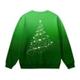 thumbnail image 5 of Lorytime Kids Sweatshirts for Girls Boys Christmas Tree Shirt Crew Neck Long Sleeve Pullover Drop Shoulder Festive Tops, 5 of 7