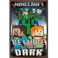 thumbnail image 1 of Minecraft - Beware Of The Dark Wall Poster with Magnetic Frame, 22.375" x 34", 1 of 4
