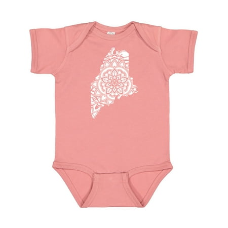 

Inktastic Maine Silhouette Mandala Gift Baby Boy or Baby Girl Bodysuit