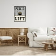 thumbnail image 2 of Stupell Industries Ski Lift Winter Sports Graphic Art Black Framed Art Print Wall Art, Design by Livi Finn, 2 of 8