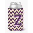 thumbnail image 1 of Abrazadera para latas o botellas multicolor Caroline's Treasures CJ1058-ZCC Chevron Púrpura y dorado, 1 of 1