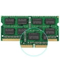 thumbnail image 2 of 4GB 1333 MHz SODIMM Laptop Memory RAM DDR3 1.5V PC3-10600S Non-ECC - Green 2X4GB DDR3 1333MHz, 2 of 5
